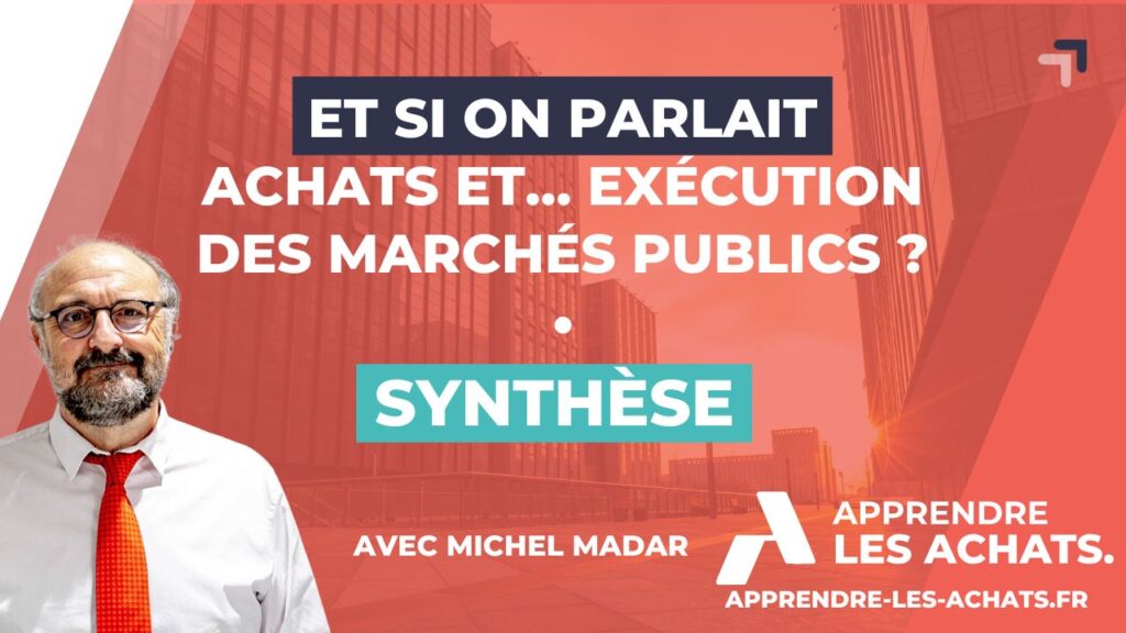 ESOPA Exécution marchés publics SYNTHESE